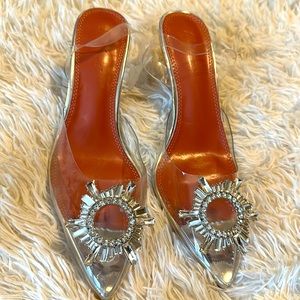 Clear Cinderella heels
